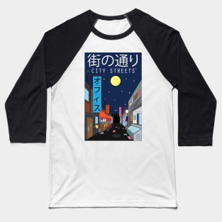 Anime City Graphic Baseball T-Shirt